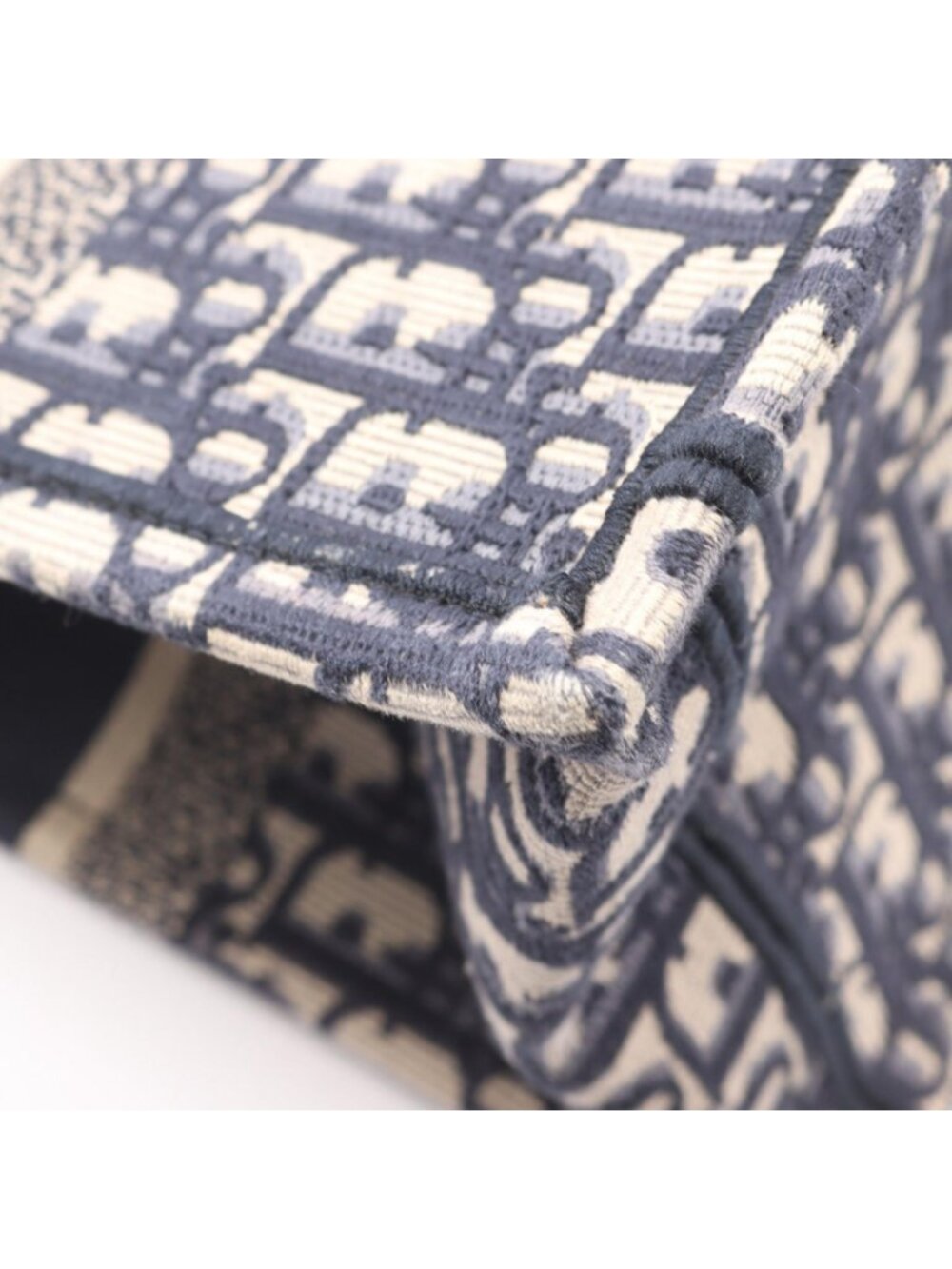 Dior Tote Book Navy Canvas - Picture 5 of 8